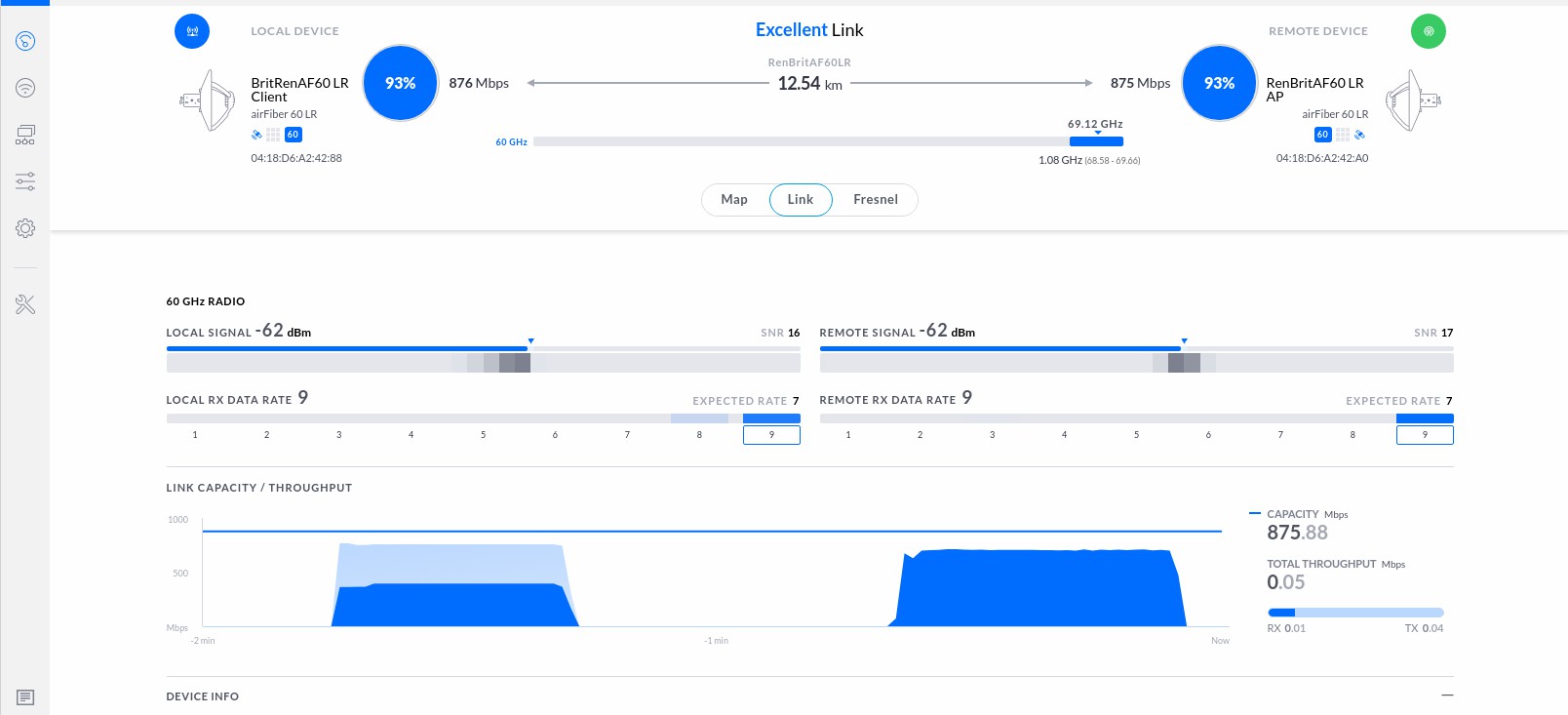 Speedtest duplex, solo download
