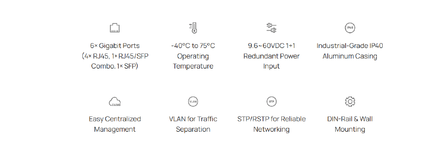TP-Link IES206G Industrial Switch