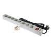 Power strip 9" 8x 2P+Z