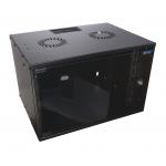 Mirsan SOHO04U60DE-1 Rack 19" cabinet 4U 60cm glass black flat pack