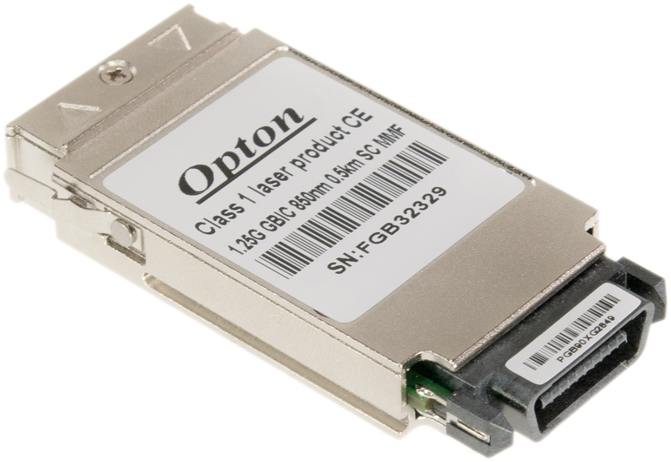 OPTON 1.25G DUAL GBIC TX850 MM SC 500m (GBIC-SX-MM)
