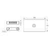 Opton PD-1 distribution box 4x SC Duplex