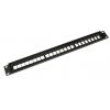 Keystone patchpanel with 24 holes Rack 19" 1U