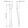 RF Elements RRW1013 Reversible Ratchet Wrench 13 / 10 mm