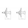 RF Elements STD-21-UM StarterDish UM antenna 21 dBi for Mimosa C5x, Ubiquiti PrismStation 5AC, IsoStation 5AC, IsoStation M5