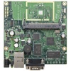 RouterBOARD RB411AH, 1x LAN, 1x MiniPCI, 64MB SD-RAM e 64MB FLASH