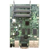 RouterBOARD RB433AH, 3xLAN, 3xMiniPCI, 128MB SD-RAM e 64MB FLASH