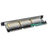 Solarix SX24-6-STP-BK patch panel 1U 24x RJ45 cat. 6 STP black