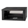 Stalflex RC19-4U-350GB Rack 19" cabinet 4U 350mm Glass Black (wall mounting)