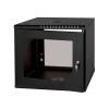 Stalflex RC19-9U-450GB Rack 19" cabinet 9U 450mm Glass Black (wall mounting)