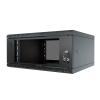 Stalflex S-RC19-4U-450GB Rack 19" cabinet 4U 450mm Glass Black (wall mounting)