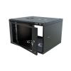 Stalflex S-RC19-6U-450GB Rack 19" cabinet 6U 450mm Glass Black