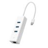 TP-Link UE330C USB 3.0 Type-C 3-Port Hub & Gigabit Ethernet Adapter 2 in 1 USB Adapter