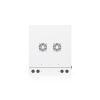 Ubiquiti Double Sectioned 12U Rack Cabinet 700mm, Perforated Front Door, load up to 80 kg (wall-mount)