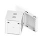 Ubiquiti Double Sectioned 12U Rack Cabinet 700mm, Perforated Front Door, load up to 80 kg (wall-mount)